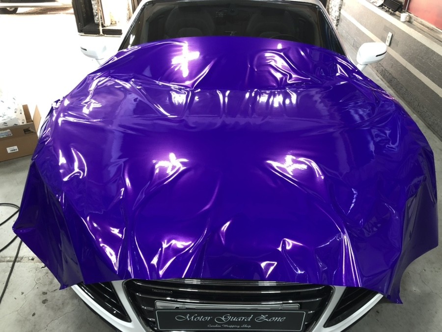 경기남부 / 아우디 r8 v10 스파이더 강렬한 퍼플컬러로 전체 랩핑 완성하기! / 부천, 광명, 시흥 / 부천.광명