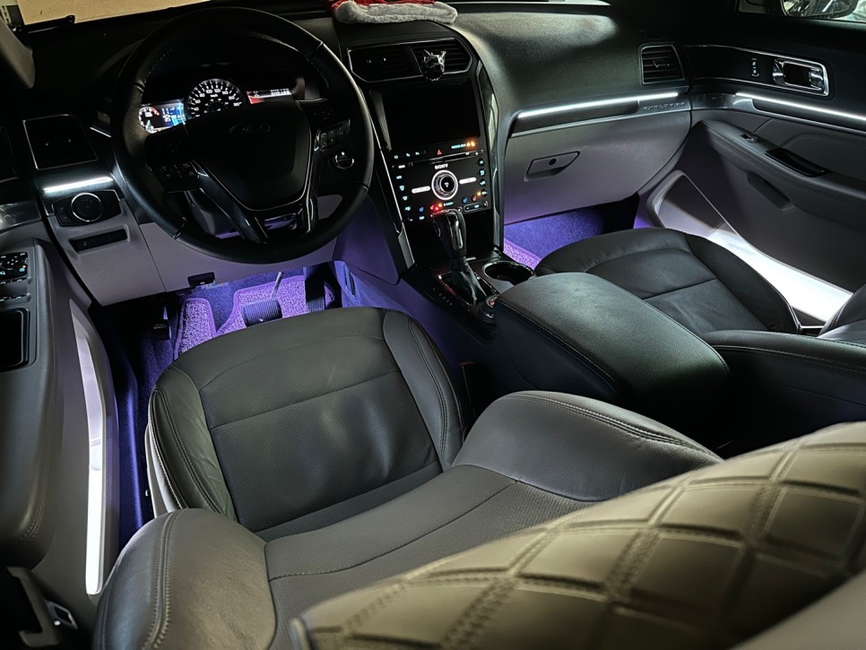 포드 익스플로러엠비언트 라이트 실내 무드등 작업 / 안산,시흥,화성