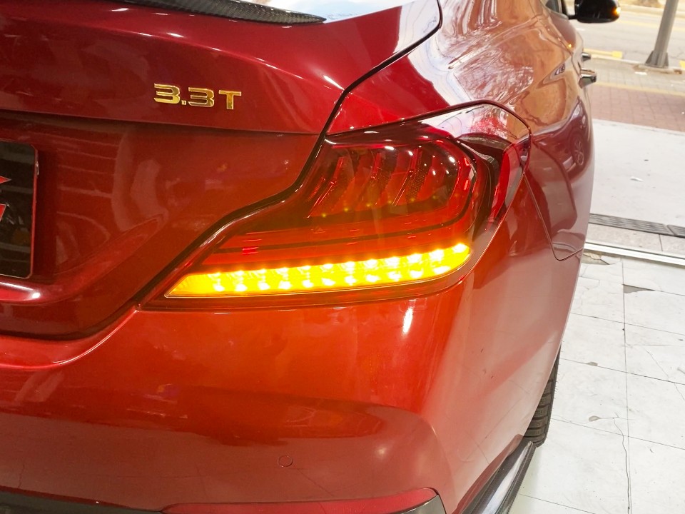 제네시스 g70 테일램프 후방 무빙 깜빡이 튜닝 [맨즈카스토리] / 안산,시흥,화성