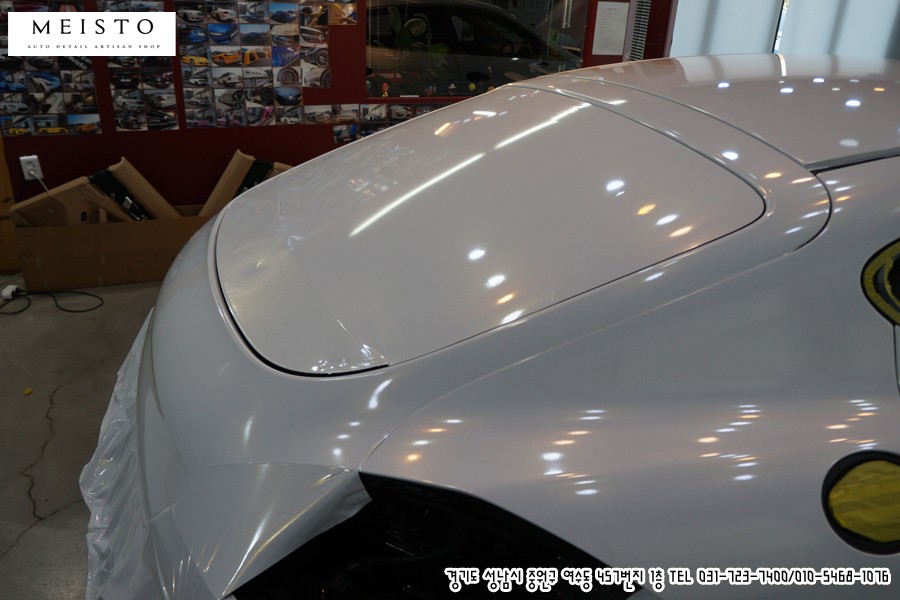 같은 화이트라 비교하지마!! 골드스파크화이트 랩핑필름 / 성남시 중원구 여수동