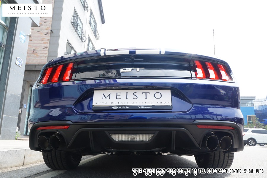 머스탱 GT 포인트랩핑 바이퍼데칼 시공