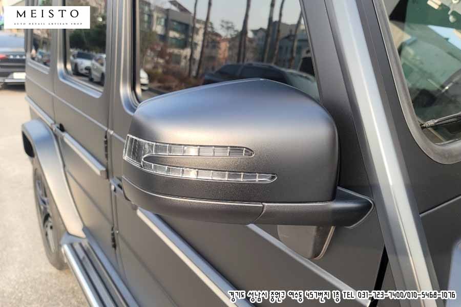 벤츠 G63AMG랩핑 무광블랙 강인한 포스