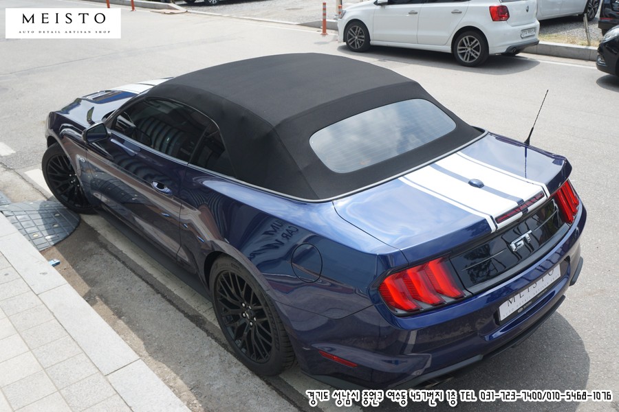 머스탱 GT 포인트랩핑 바이퍼데칼 시공