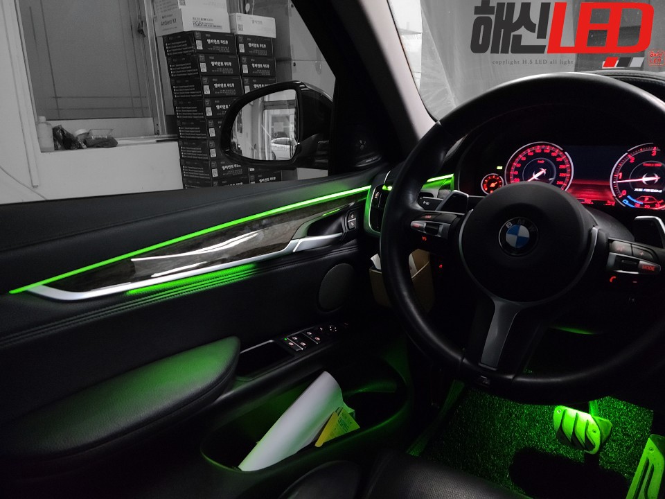 BMW X6 순정 RGB엠비언트+풋등RGB / 화성 봉담