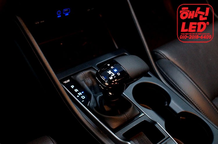 올뉴투싼 기어봉튜닝(닷기어봉,항공기어봉) / 화성 봉담