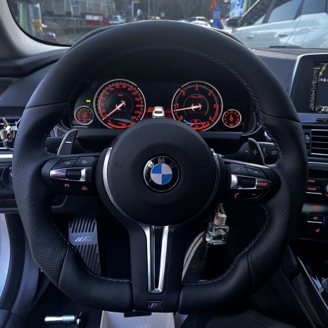 진주 창원 부산 BMW F06 F12 F13 640d 디컷 M핸들 시공 미스터커스텀 / 부산 해운대