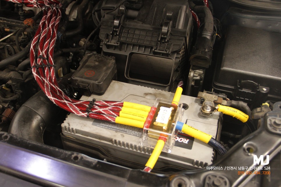 싼타페 DM 접지 보강 이노베이션 CELOT 7구 마이너스 세트 튜닝 / 인천, 미추홀