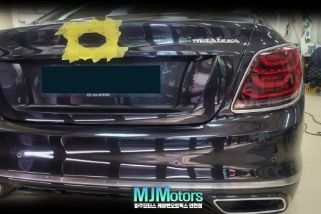 인천 기아 1세대 K9 자동차 구형 로고 제거 후 고급스러운 신형 엠블럼 마크 변경 튜닝기 / 인천, 미추홀 주안동