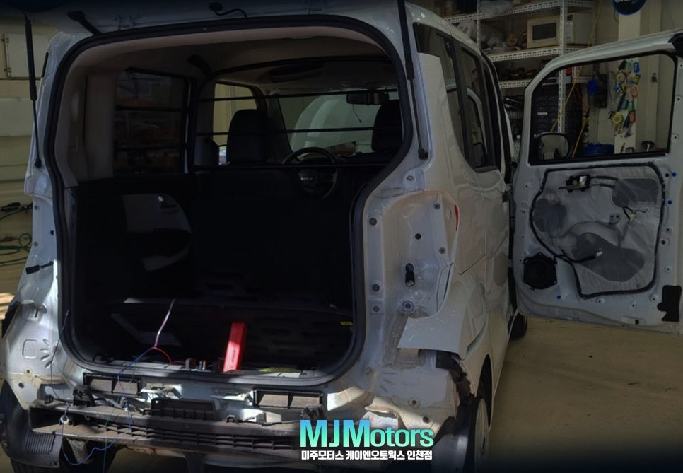 기아 1세대 레이 레이더 방식 BSD 측후방 센서 경보기 옵션 설치 튜닝 인천 / 인천, 미추홀 주안동