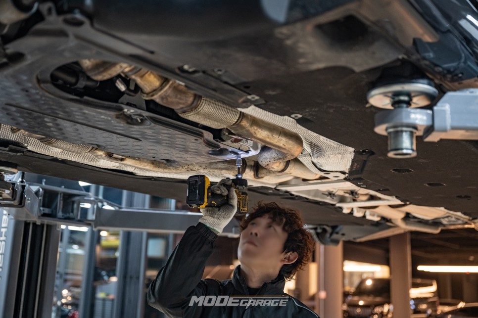 벤츠 S580 올시즌 타이어 & 엔진오일 , 미션오일 교환 / 분당 모드개러지