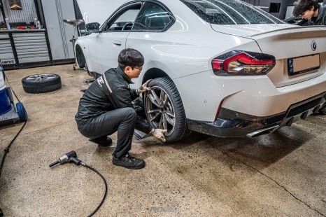 분당 디퍼런셜 오일 TC 오일 교환 BMW M240i 타이어 교환 / 성남시 분당구 서현동