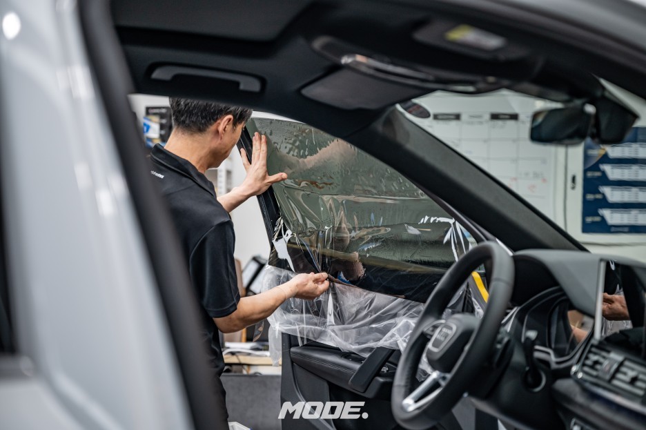 아우디 Q5 썬팅 작업! 썬팅은 어디에서 하는게 좋을까?! 분당 모드개러지 / 성남 분당, 서현, 판교,