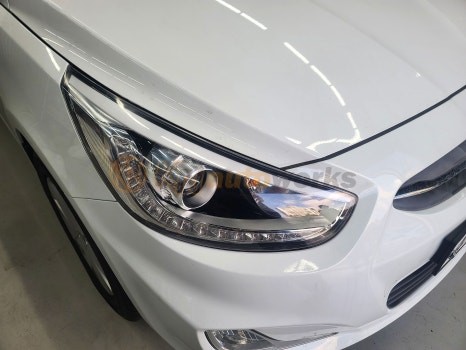 엑센트 전조등, 프로젝션 헤드램프 교체로 얻은 LED 데이라이트! / 남양주시 오남읍