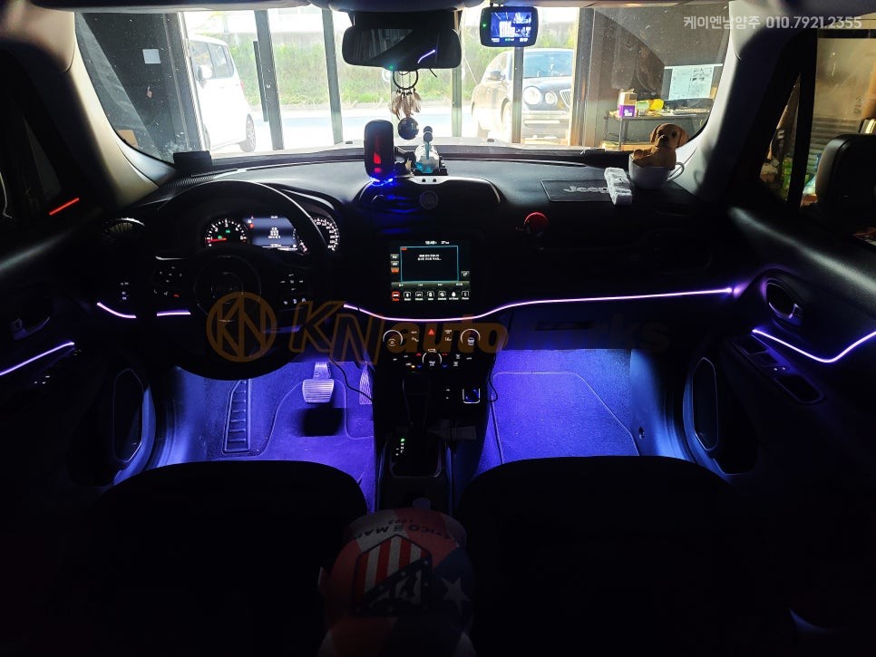 경기도 남양주 지프 엠비언트무드등 라이트 시공 후기 / 남양주시 오남읍