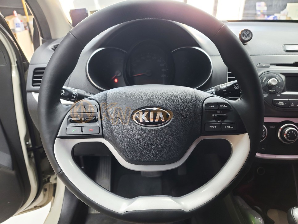 모닝 자동차 핸들 열선 시공 / 겨울에 유용한 따뜻한 운전대 / 남양주시 오남읍