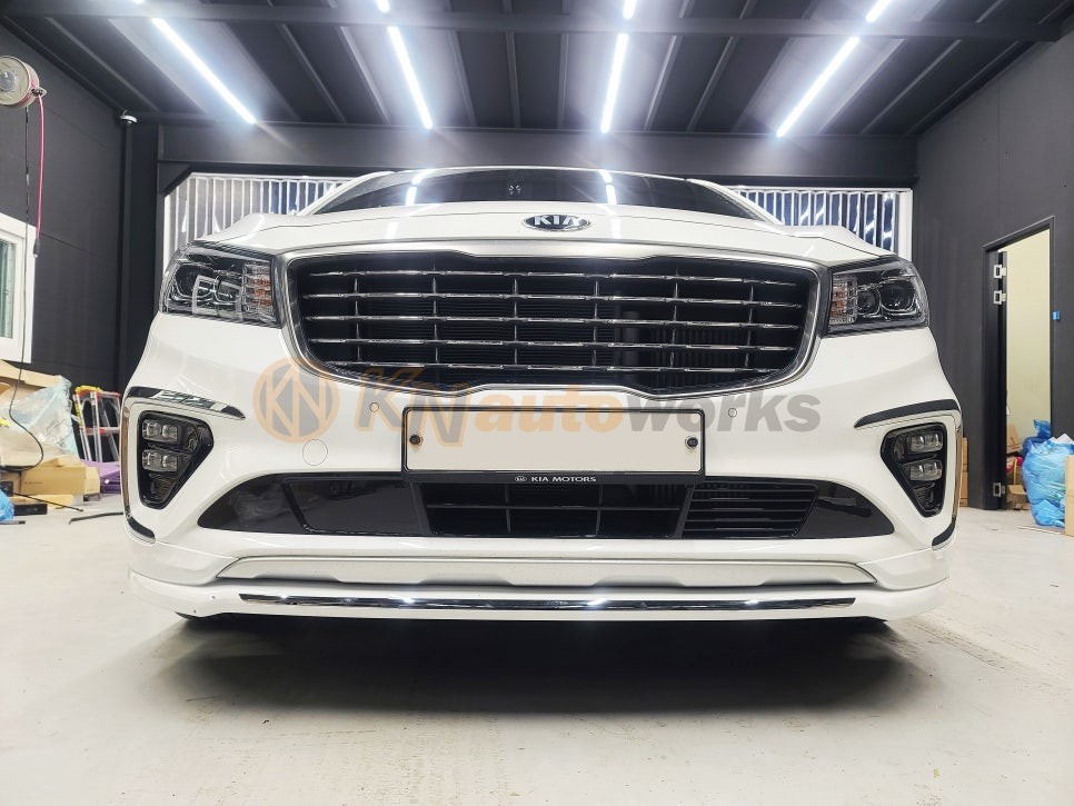 더뉴카니발 GSC 바디킷 세트 / 프론트+리어 에어댐 장착 / 남양주시 오남읍