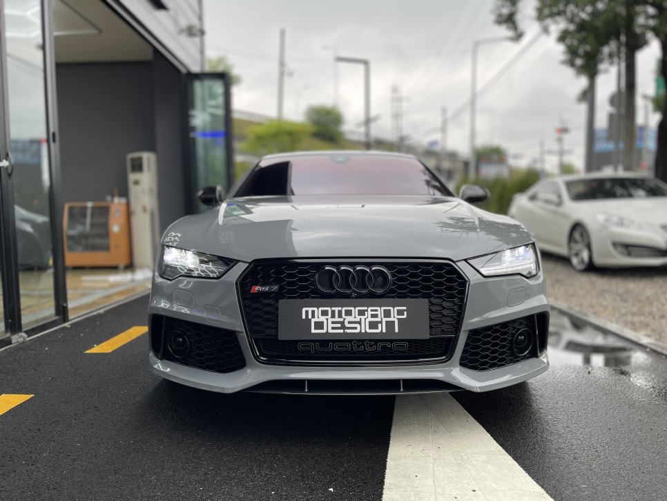 아우디 RS7 랩핑+크롬딜리트