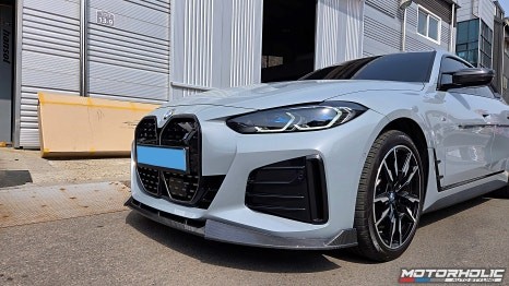 bmw i4 프론트립 바디킷 튜닝 by 모터홀릭