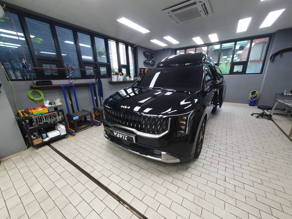 송파 KIA KA4 CARNIVAL HI LIMOUSIN - 카니발 하이리무진 프라이버시용 암막커튼 설치! / 잠실, 삼전, 송파