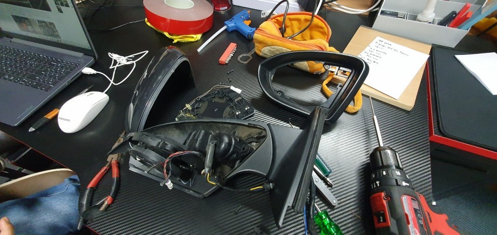 Volkswagen JETTA - 사이드미러파손! 응급처치! / 잠실, 삼전, 송파