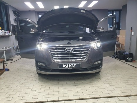 송파 HYUNDAI GRANDSTREX URBAN - 그랜드스타렉스 어반에 자동차튜닝협회인증 브라비오 전조등 설치! / 잠실, 삼전, 송파