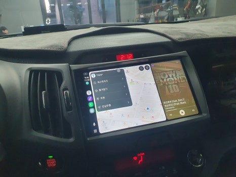 잠실 KIA SPORTAGE - 기아 스포티지R 12년식 모델에 마이비 안드로이드올인원 9인치 설치하였습니다. / 잠실, 삼전, 송파