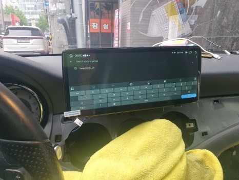 송파 BENZ CLA 200 - NTG 4500AB 모니터 고질적인 불량으로 12인치 안드로이드 올인원으로 교체합니다. / 잠실, 삼전, 송파