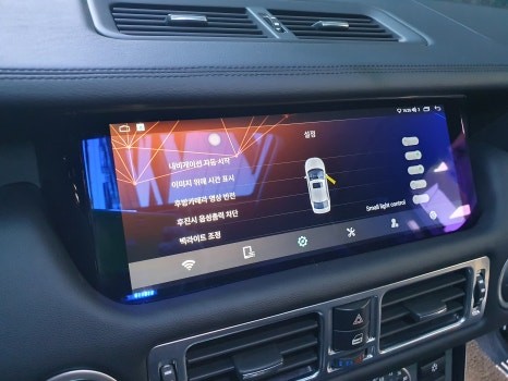 잠실 RANGE ROVER VOGUE L322 - 3세대 레인지로버 보그 12인치 안드로이드 올인원과 2채널 블랙박스 설치! / 잠실, 삼전, 송파