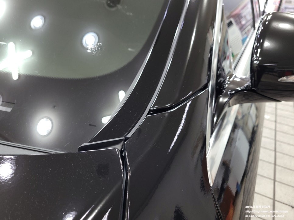벤츠 s350 3m 2080 블랙유광 전체랩핑 / 고양 일산서구