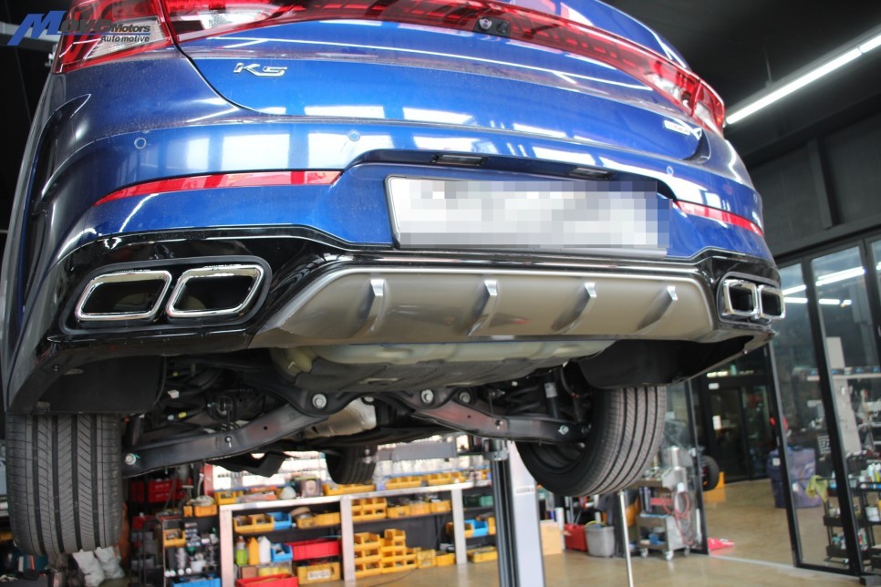 [기아 K5 DL3 1.6터보] AMG 스타일 사각팁 + JSR 퍼포먼스 커스텀 캣백 듀얼 가변배기 토콘 BOV 블로우 오프 밸브 튜닝 / 부산 기장군