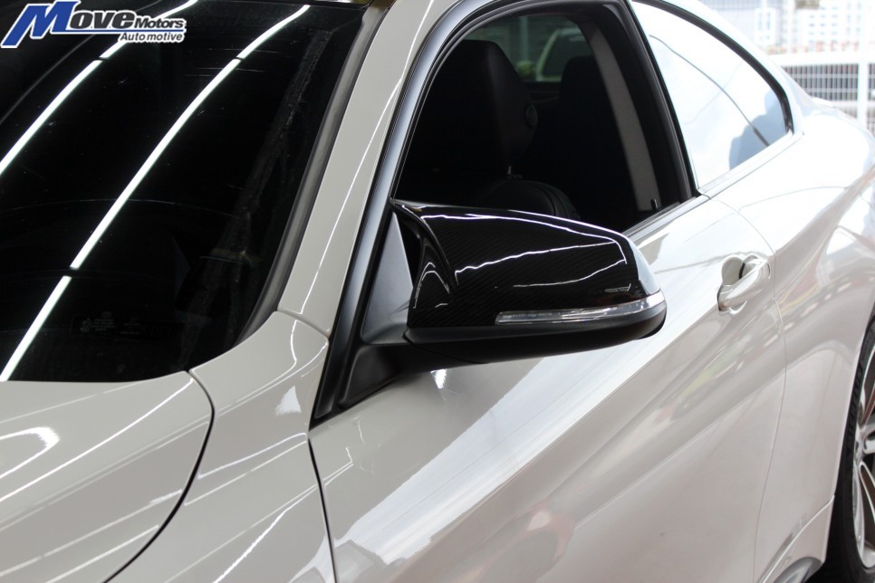 [BMW F32/F33/F36 4시리즈 420D 428I 카본파츠 장착]카본 사이드미러 커버/M사이드미러/M4룩/프론트립/카본프론트 립/드라이카본/리얼카본/FRP/대만산/퍼포먼스