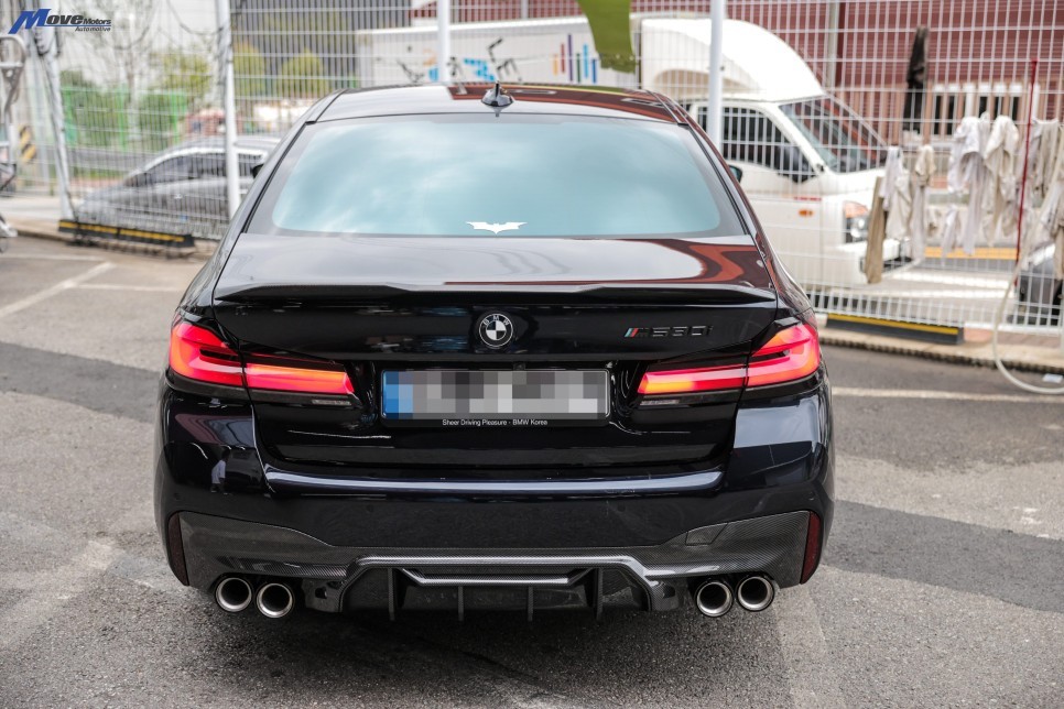 [BMW G30 530i LCi] 아우라에스 ARP 가변배기 튜닝 + M5 스타일 카본 디퓨져 + 카본 듀얼 머플러 튜닝 / 부산 ARP 가변배기 장착점 무브모터스 / 부산 기장군