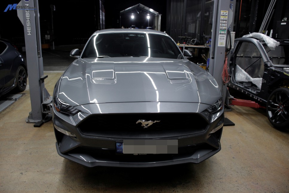 [포드 머스탱 2.3T 에코 부스트] 쉘비 GT500 스타일 바디킷 + 캘리퍼 도색 + 커스텀 가변 배기 / 포드 / 머스탱 / 부산 기장군