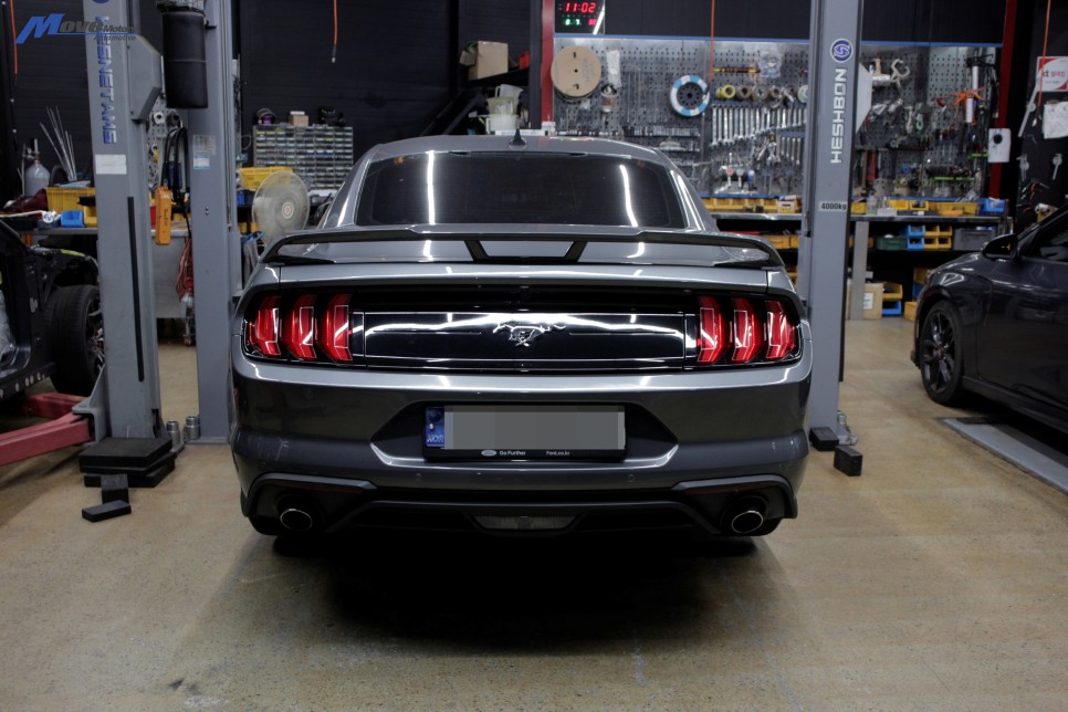 [포드 머스탱 2.3T 에코 부스트] 쉘비 GT500 스타일 바디킷 + 캘리퍼 도색 + 커스텀 가변 배기 / 포드 / 머스탱 / 부산 기장군