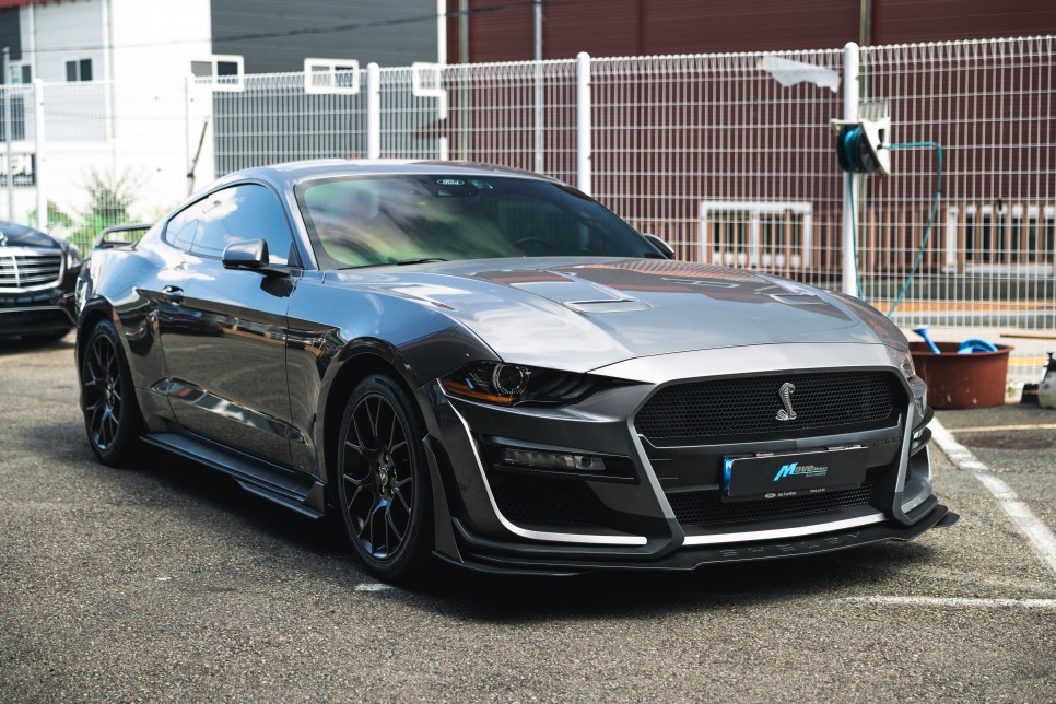 [포드 머스탱 2.3T 에코 부스트] 쉘비 GT500 스타일 바디킷 + 캘리퍼 도색 + 커스텀 가변 배기 / 포드 / 머스탱 / 부산 기장군