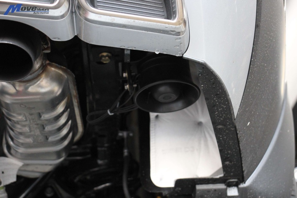 [기아 모하비 더 마스터] JSR 소리박 신형 져스트 엑티브 사운드부스터 장착 저음스피커2발 고음스피커1발 / 부산 기장군