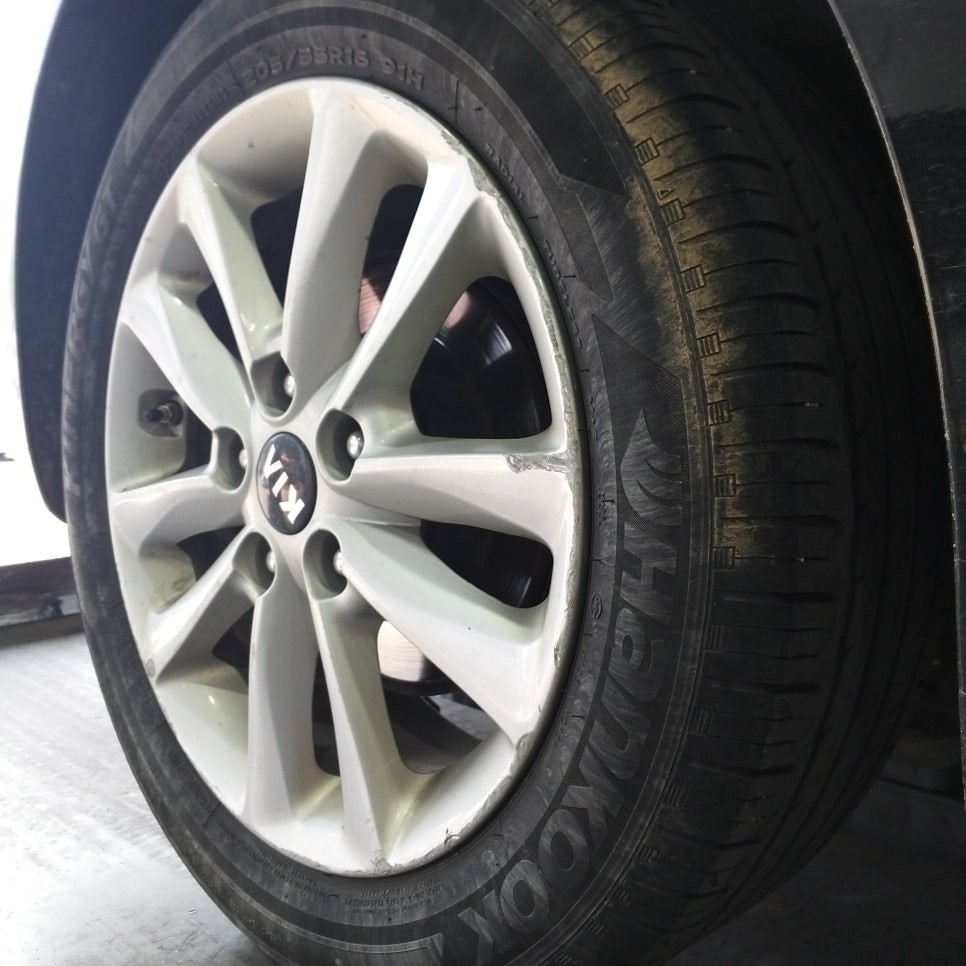 [첨단타이어] K3순정16인치 휠복원 / 전주