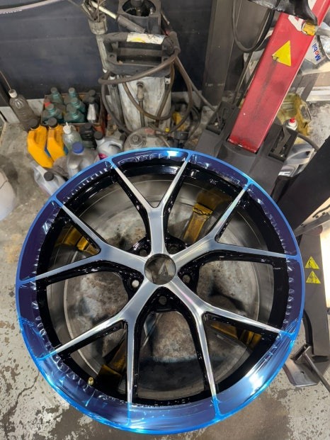 [전주 휠복원 첨단타이어] 현대 그랜저 GN7 사제 바조 FIR 20인치 도장휠⇨블랙컷팅으로 커스텀휠복원 김제익산군산휠복원,대전광주휠복원,충남충북휠복원,여수목포휠복원,경남경북휠복원 / 전주