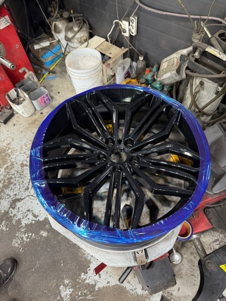 [전주 휠복원 첨단타이어] 벤츠 S350d 사제 20인치 컷팅휠⇨블랙유광으로 휠복원 김제익산군산휠복원,대전광주휠복원,서천대천휠복원,여수목포휠복원,전북전남휠복원,충북충남휠복원,휠튜닝 / 전주