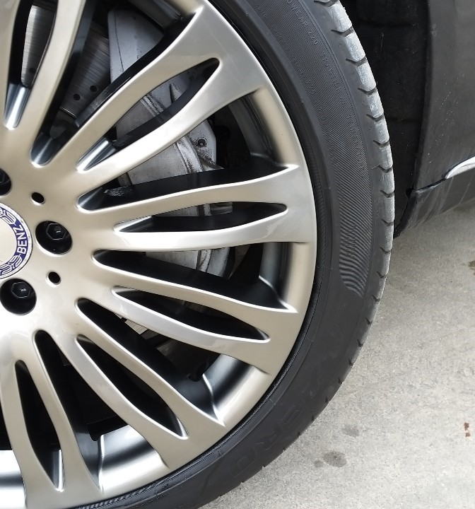 [첨단타이어] 벤츠S500 마이바흐 정품20인치 휠복원 / 전주