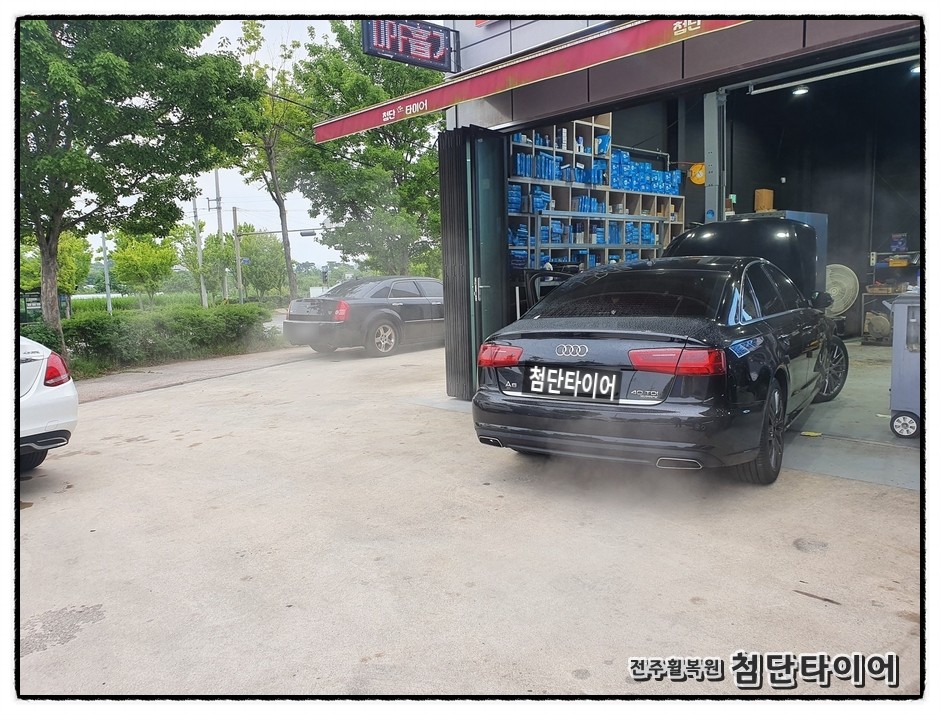 [전주휠복원 첨단타이어] 아우디A6 디젤차 DPF+터보클리닝-