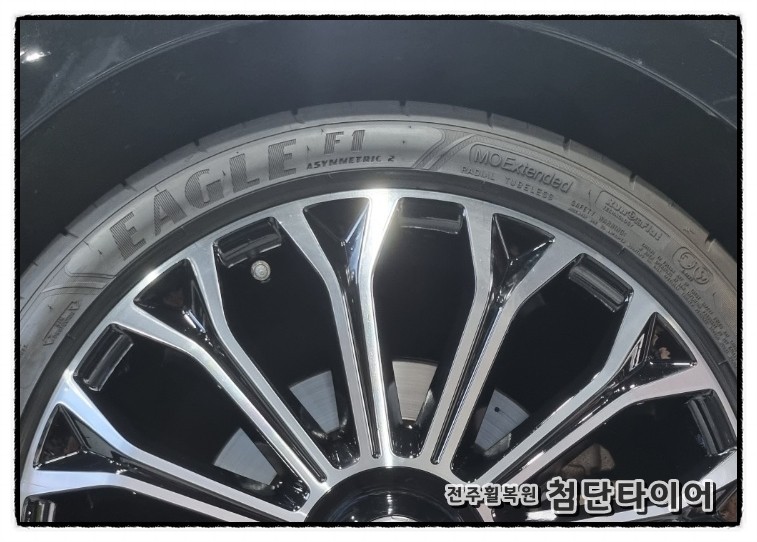 [전주휠복원 첨단타이어] 벤츠S560e 정품20인치 다이아몬드컷팅 휠복원! / 전주