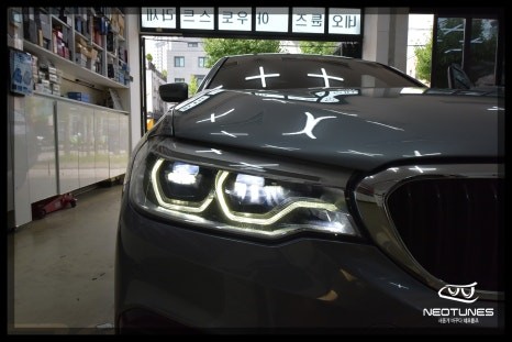 BMW G30 라이트 링마커 황변증상 수리작업