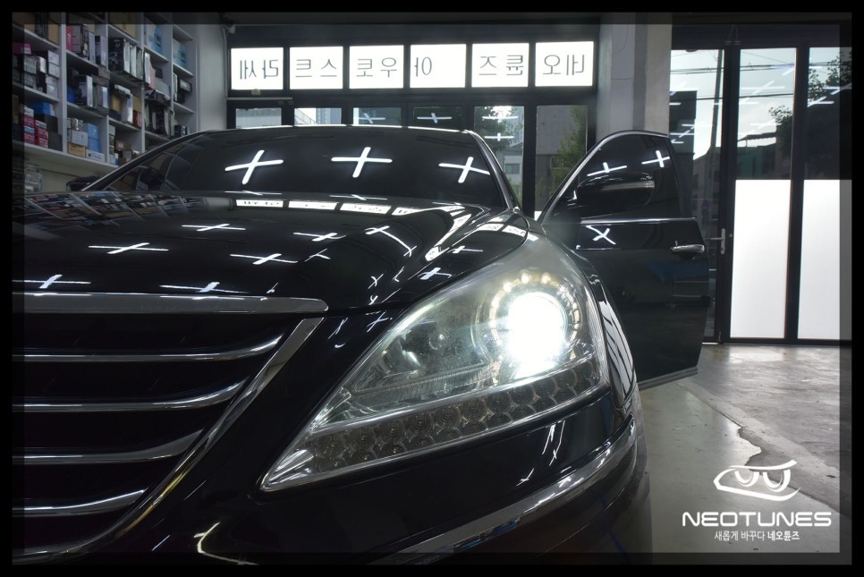 에쿠스 라이트 써클아이 LED 수리작업 / 용인 처인구, 이천