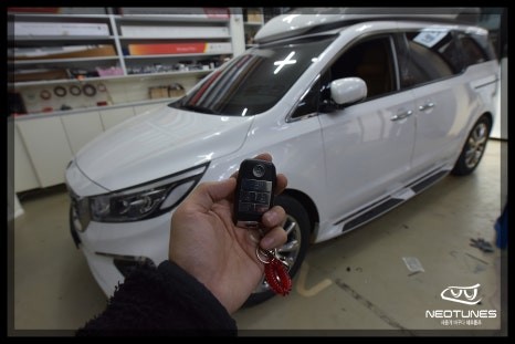 올뉴카니발YP 스마트키 원격시동 이지카 E300 장착 / 용인 처인구, 이천