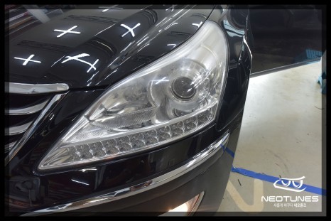 에쿠스 라이트 써클아이 LED 수리작업 / 용인 처인구, 이천