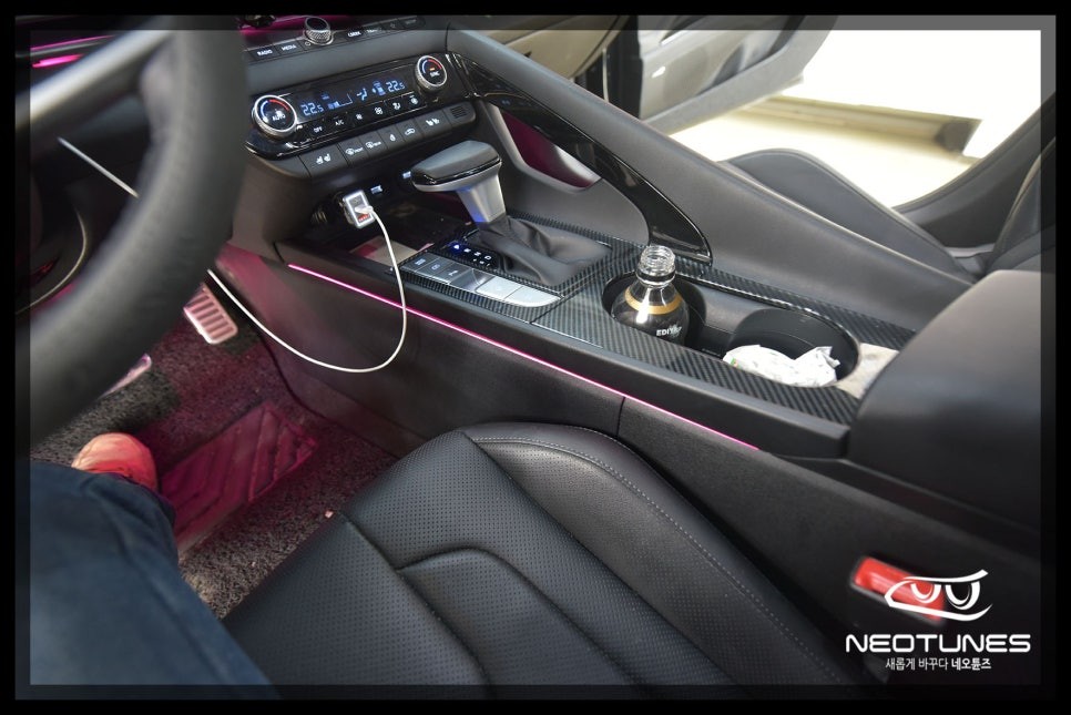 아반떼 CN7 센터콘솔 히든RGB엠비언트 작업 / 용인 처인구, 이천