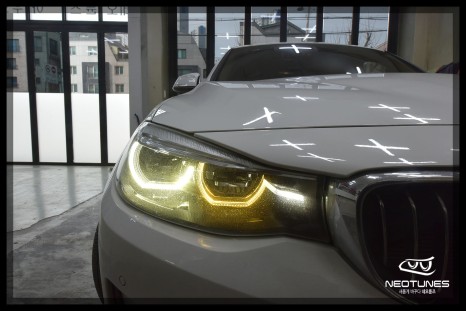 BMW 3GT F34 라이트 링마커 황변증상 수리작업 / 용인 처인구, 이천