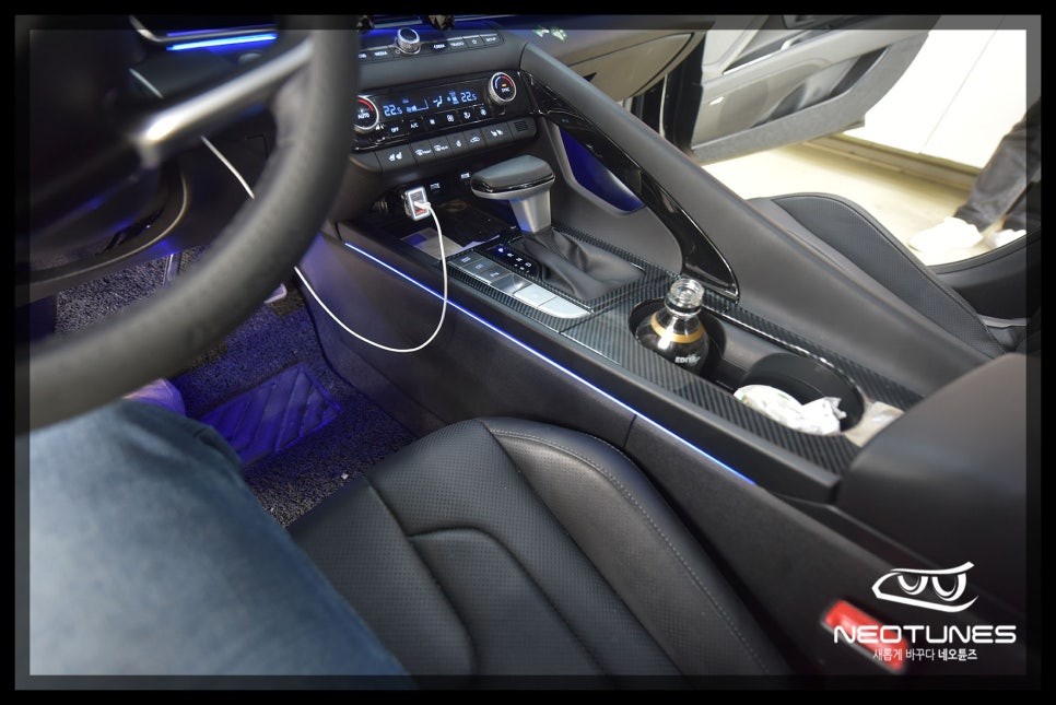 아반떼 CN7 센터콘솔 히든RGB엠비언트 작업 / 용인 처인구, 이천