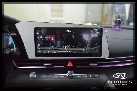 아반떼 CN7 순정네비게이션 연동 HUD 온유어뷰 장착 / 용인 처인구, 이천